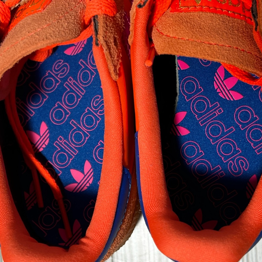 Adidas handball spezial women’s sneaker shoes Orange Pink size 5.5 JH5659 - Picture 12 of 12